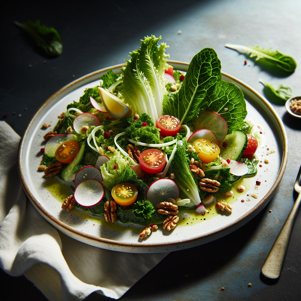 Delicious Dandelion Salad recipe - Salad dish with healthy, quick, vegetarian