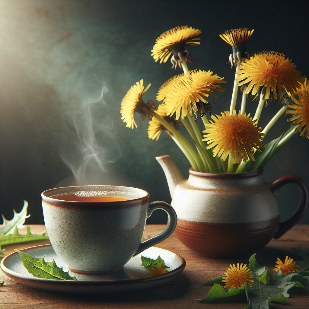 Delicious Dandelion Tea recipe - Beverage dish with herbal, healthy, caffeine-free
