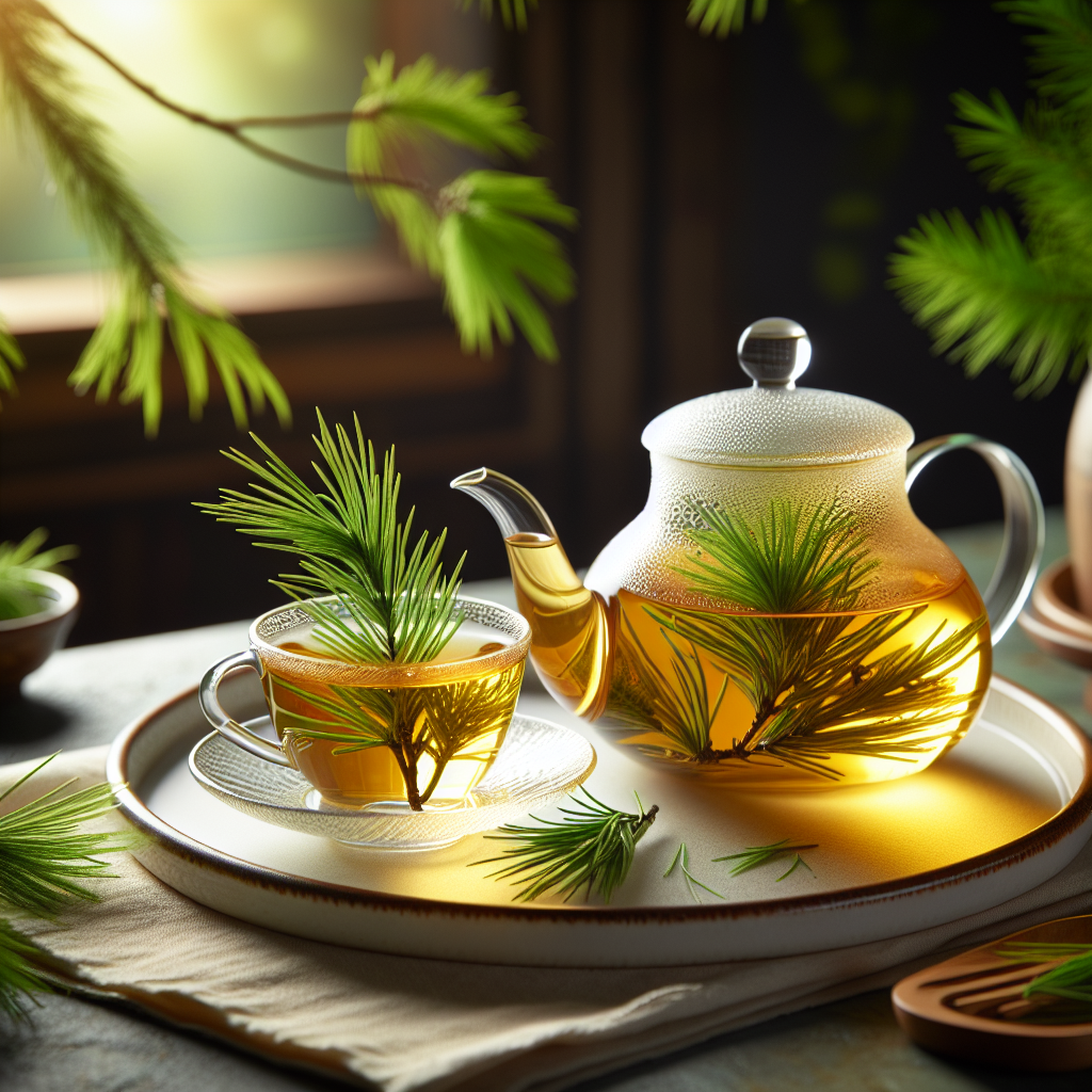 Delicious Pine Needle Tea recipe - Beverage dish with herbal, refreshing, caffeine-free