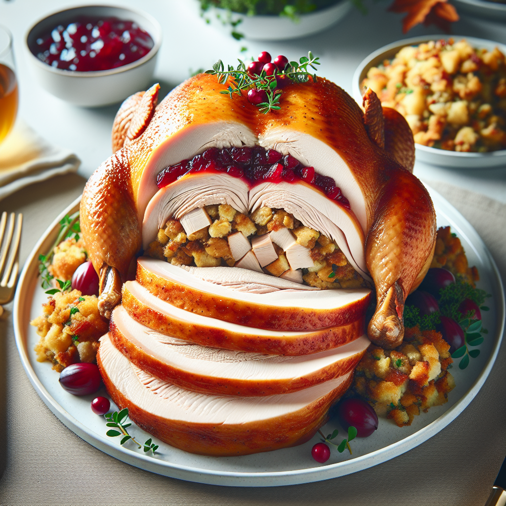 Delicious Turducken recipe - Main Course dish with holiday, showstopper, family-friendly